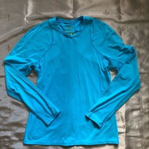 Lucky in Love Turquoise Long Sleeve Top